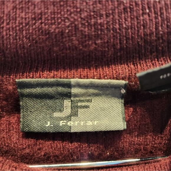 JF Ferrar Vintage Wool Turtleneck Sweater Boxy Long Sleeve Size L - Picture 4 of 8